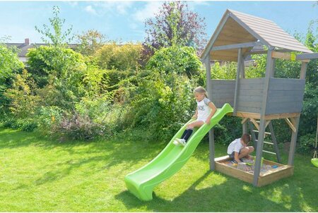 glijbaan speelhuisje