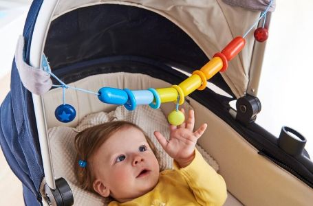 houten kinderwagenspanner