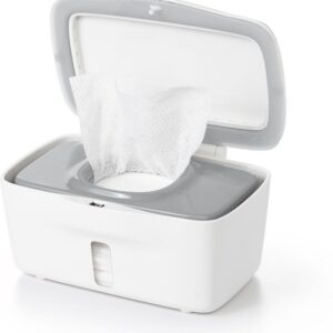 OXO tot Doekjesverdeler - Billendoekjesdoos- Billendoekjes houder - Billendoekjesbox - Wipe box- Vochtige doekjes houder- Wit-Grey