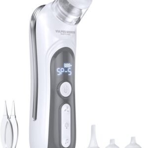 Vulpes Goods® BabyCare - Baby Neusreiniger - Baby Neusreiniger Elektrisch - Neusdouche Elektrisch - Neusreiniger - Snoetenpoetser - Neuszuiger - Grote Batterij - USB C - PRO